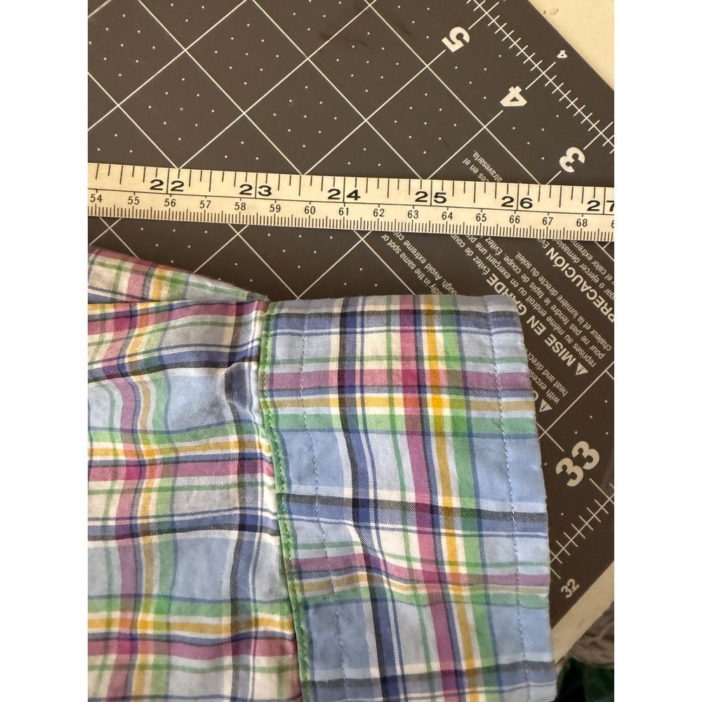 Ralph Lauren XXL Classic Fit Plaid Button Down Long Sleeve Shirt Preppy Spring - Picture 11 of 11